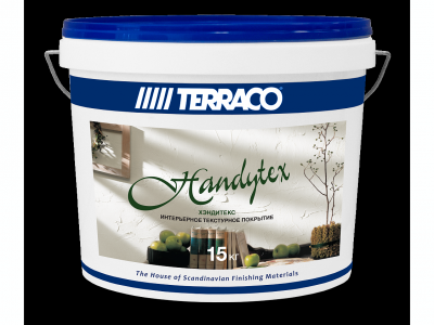 Terraco Handytex - Текстурная основа для последующего окрашивания 15 кг
