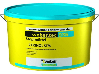 Weber.tec 935 (10 кг) - Быстросхватывающийся изолирующий раствор для остановки течей (гидропломба)