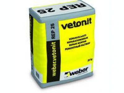 Weber.vetonit REP 25 (25 кг) - Модифицированный полимерами цементный раствор