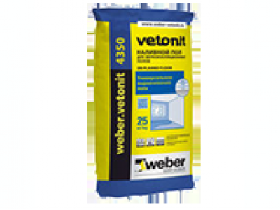 Weber.vetonit 4350 (25 кг) - Наливной пол. Для звукоизоляционных полов