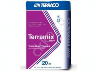 Terraco Terramix гладкий (20 кг) - Финишная суперэластичная полимерная шпатлевка