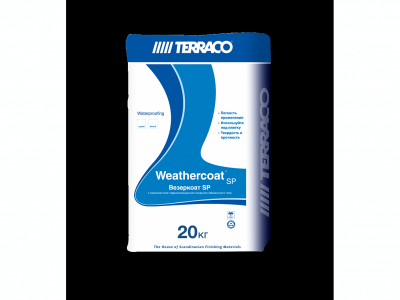 Terraco Weathercoat SP (20 кг) - Бесшовное гидроизоляционное покрытие на акриловой основе